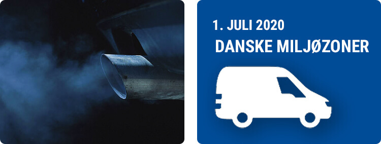 Danske miljøzoner for varebiler 2020